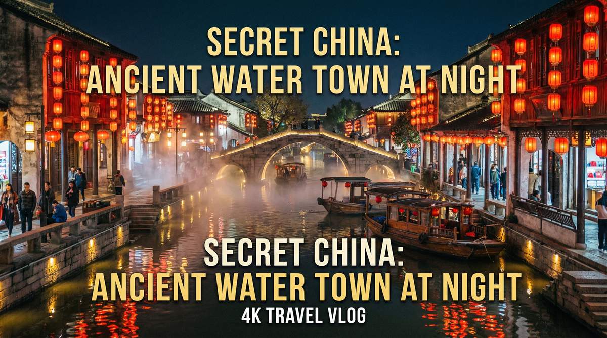 母狗古镇夜景旅拍视频