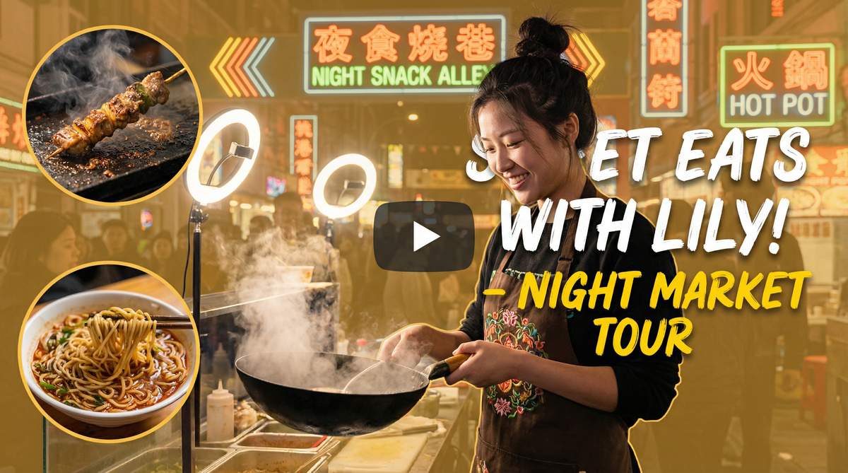 母狗夜市美食视频